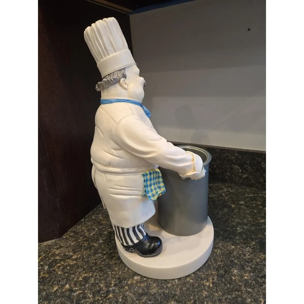 French Chef Kitchen Utensil Holder - Tracy S. Flickinger - 1998 - Unique Gift
